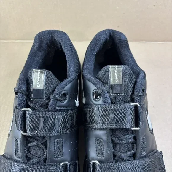 Nike Romaleos 2 Mens Size 14 Weightlifting Shoes Black White Grey 476927-010 - Picture 11 of 15